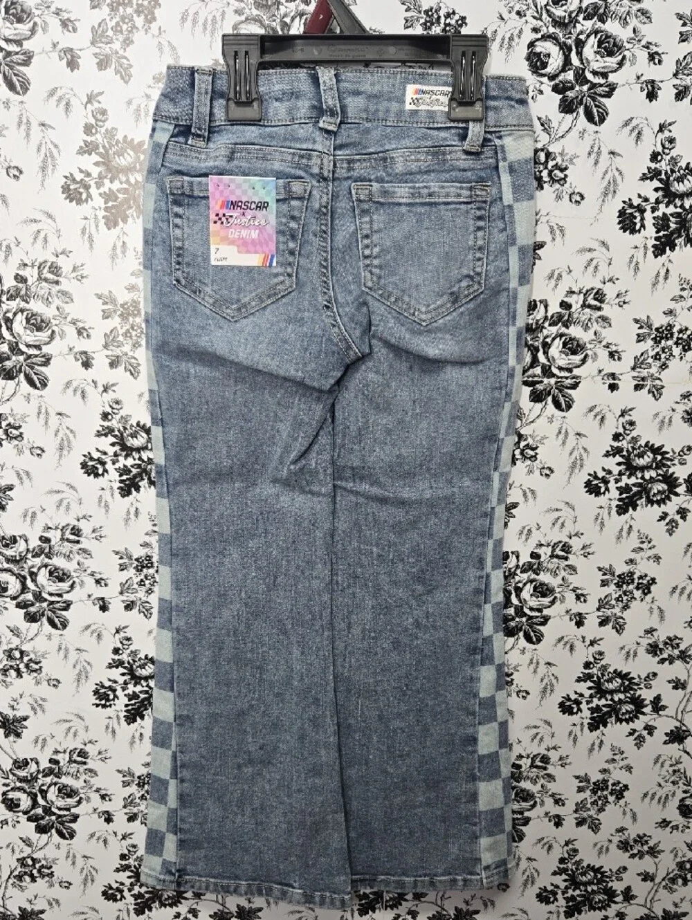 Nascar X Justice Collaboration Denim Jean Sizes 7, 8, 10, Or 12
